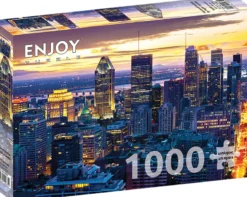 Montreal Skyline by Night, Canada Puzzel (1000 stukjes)