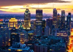 Montreal Skyline by Night, Canada Puzzel (1000 stukjes)