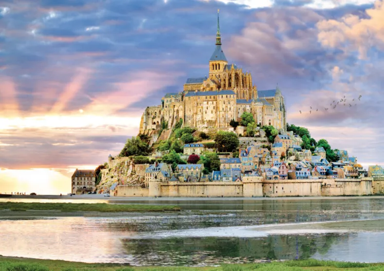 Mont Saint-Michel Puzzel (1000 stukjes)