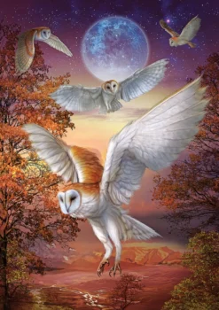 Moonlight Owls Puzzel (1000 stukjes)