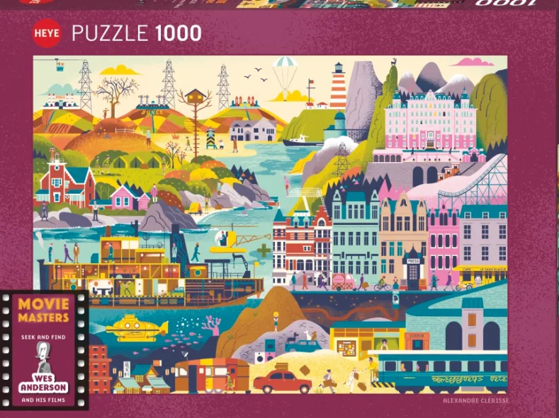 Movie Masters - Anderson Films Puzzel (1000 stukjes)