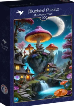 Mushroom Town Puzzel (1000 stukjes)