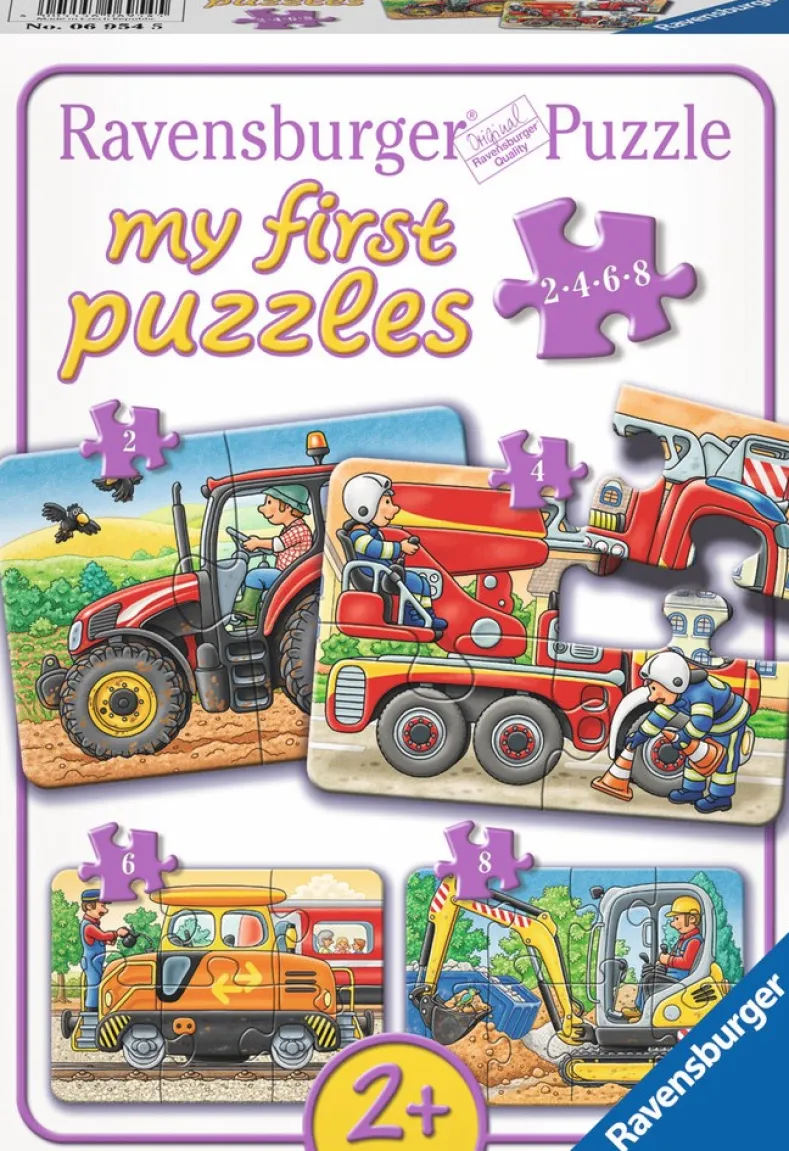 My First Puzzel - Aan het Werk (4 in 1)