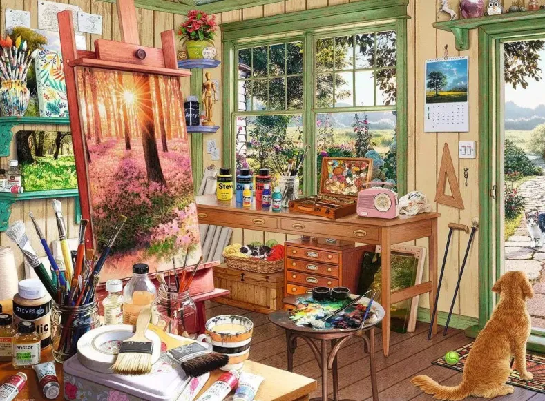 My Haven The Artist's Shed Puzzel (1000 stukjes)