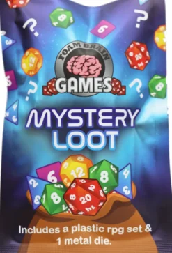 Mystery Loot - Plastic RPG Dice Set & Bonus Metal Die