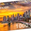 New York City Skyline at Dusk Puzzel (1000 stukjes)