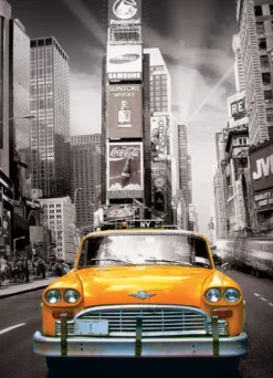 New York City - Yellow Cab Puzzel (1000 stukjes)