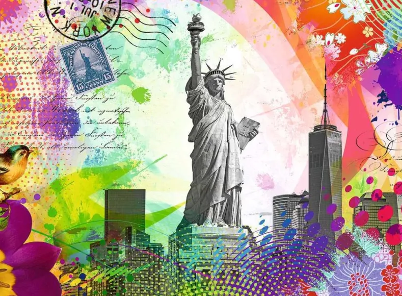 New York Postcard Puzzel (500 stukjes)