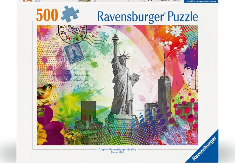 New York Postcard Puzzel (500 stukjes)