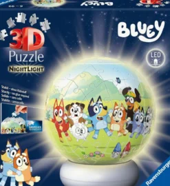 NightLight 3D Puzzel - Bluey (73 stukjes)