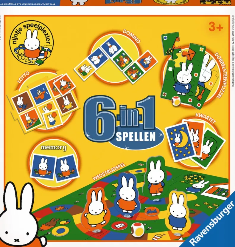 Nijntje 6 in 1 Spellen