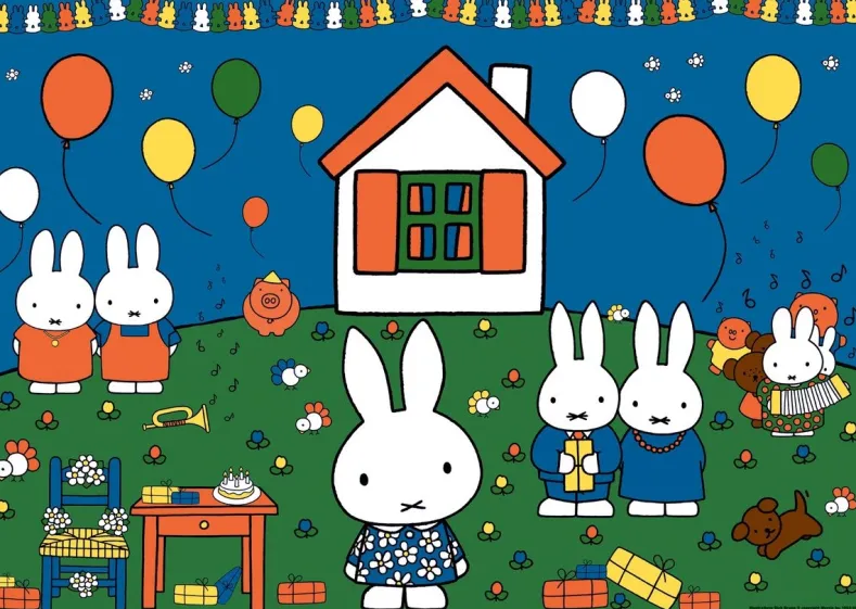Nijntje 70 jaar Puzzel (1000 stukjes)