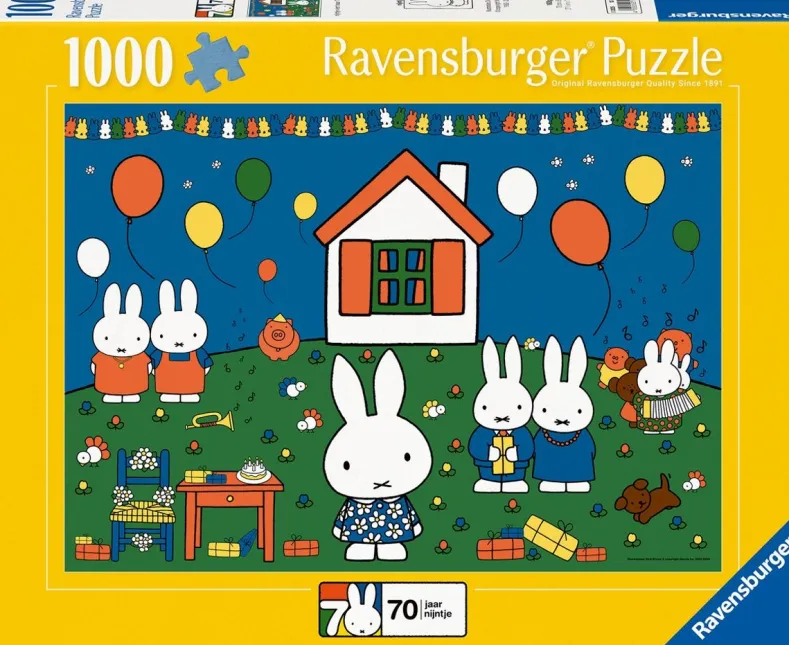 Nijntje 70 jaar Puzzel (1000 stukjes)