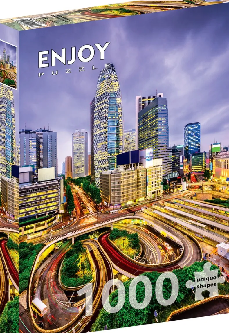 Nishi-Shinjuku District, Tokyo Puzzel (1000 stukjes)