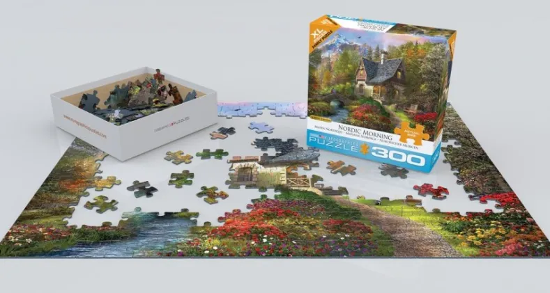 Nordic Morning - Dominic Davison Puzzel (1000 stukjes)