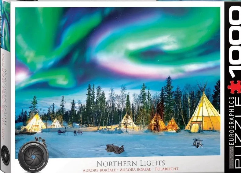 Northern Lights - Yellowknife Puzzel (1000 stukjes)