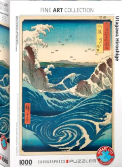 Nurato Whirlpool - Utagawa Hiroshige Puzzel (1000 stukjes)