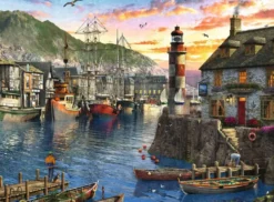 Ochtend bij de Haven Puzzel (500 stukjes)
