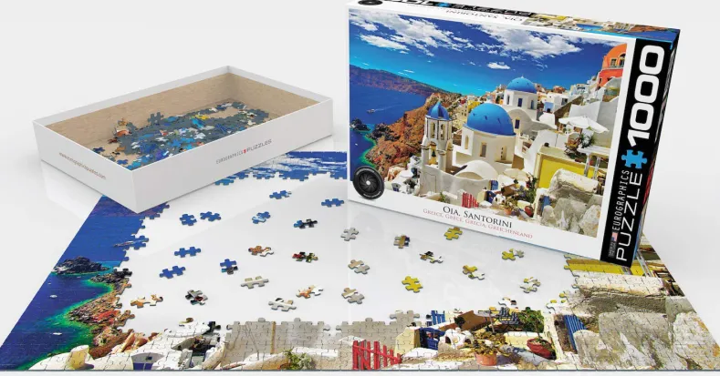 Oia Santorini Greece Puzzel (1000 stukjes)