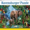 Olifanten in de Jungle Puzzel (150 XXL stukjes)