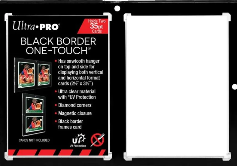 One-Touch Magnetic Holder UV 2-Card 35pt Black