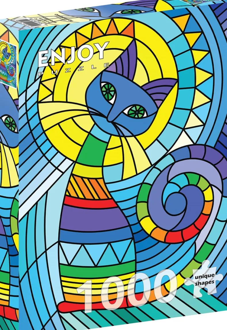 Ornamental Cat Puzzel (1000 stukjes)