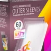 Outer Sleeves Matte Japanese Sized 62x89mm (60 stuks) - Boxed