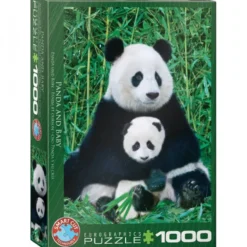 Panda & Baby Puzzel (1000 stukjes)