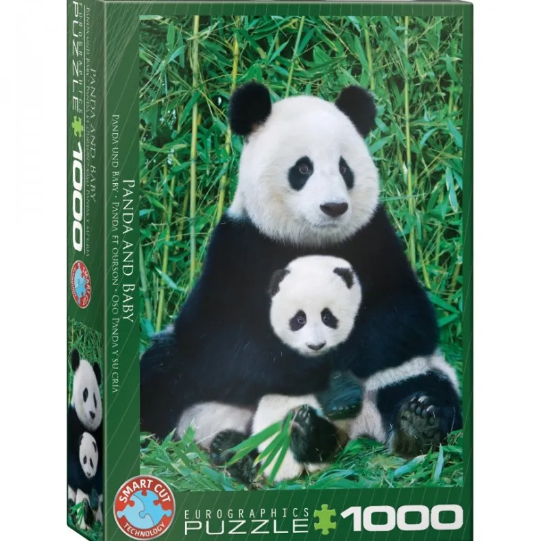 Panda & Baby Puzzel (1000 stukjes)