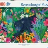 Panther in Flowery Jungle Puzzel (3000 stukjes)