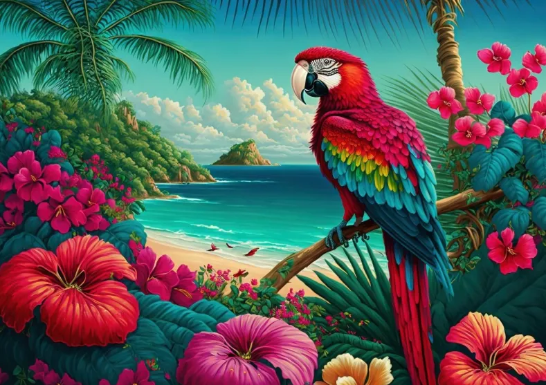 Parrot Island Puzzel (1000 stukjes)