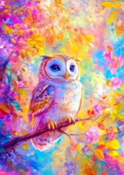 Pastel Owl Puzzel (1000 stukjes)