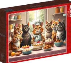 Pastry Cats in Action Puzzel (1000 stukjes)