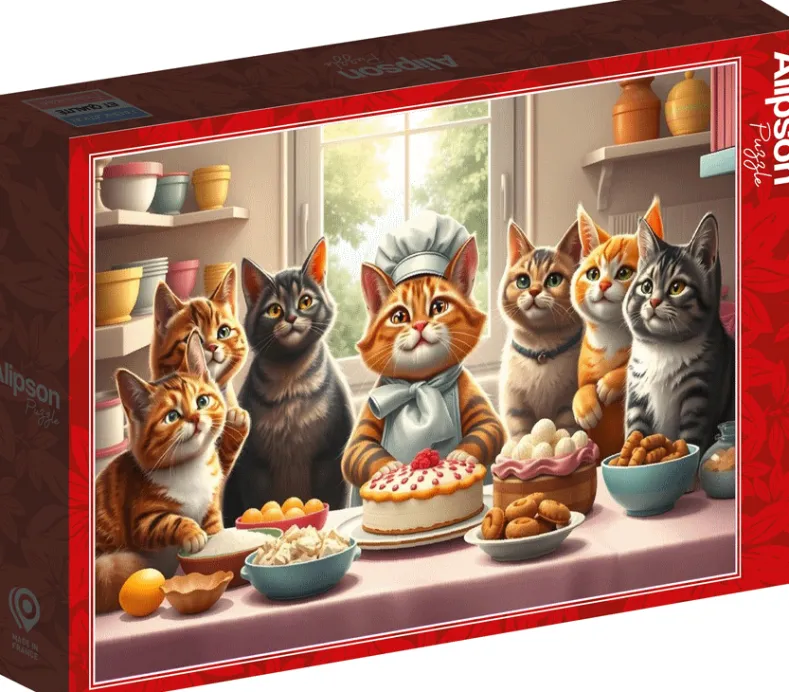 Pastry Cats in Action Puzzel (1000 stukjes)