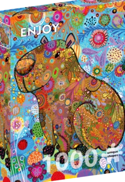Patterned Capybara Puzzel (1000 stukjes)