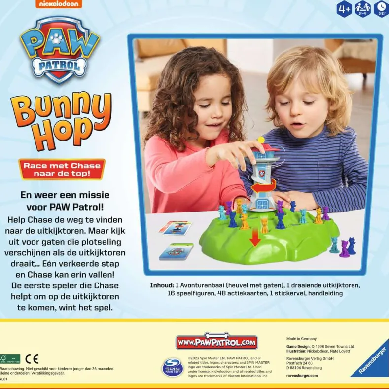 Paw Patrol - Bunny Hop Funny Race