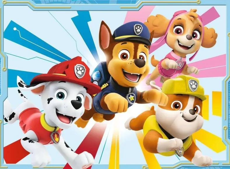 Paw Patrol Puzzel (4 in 1)