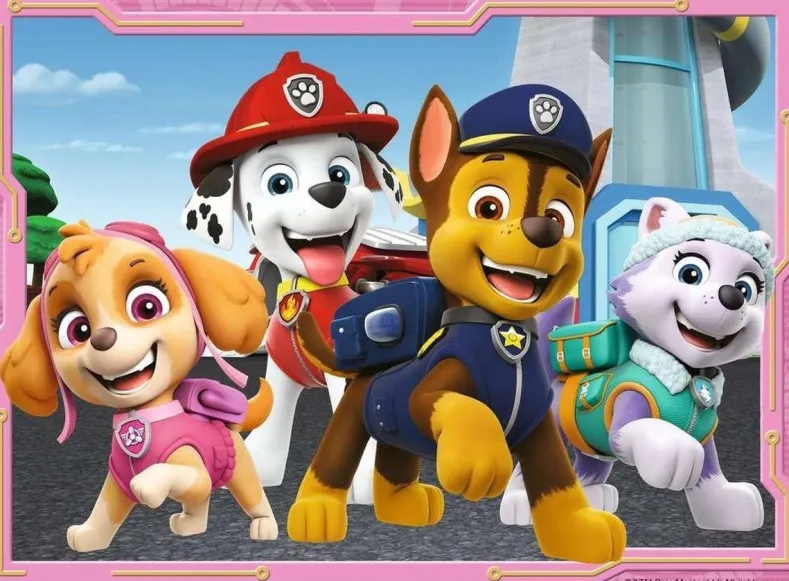 Paw Patrol Puzzel (4 in 1)