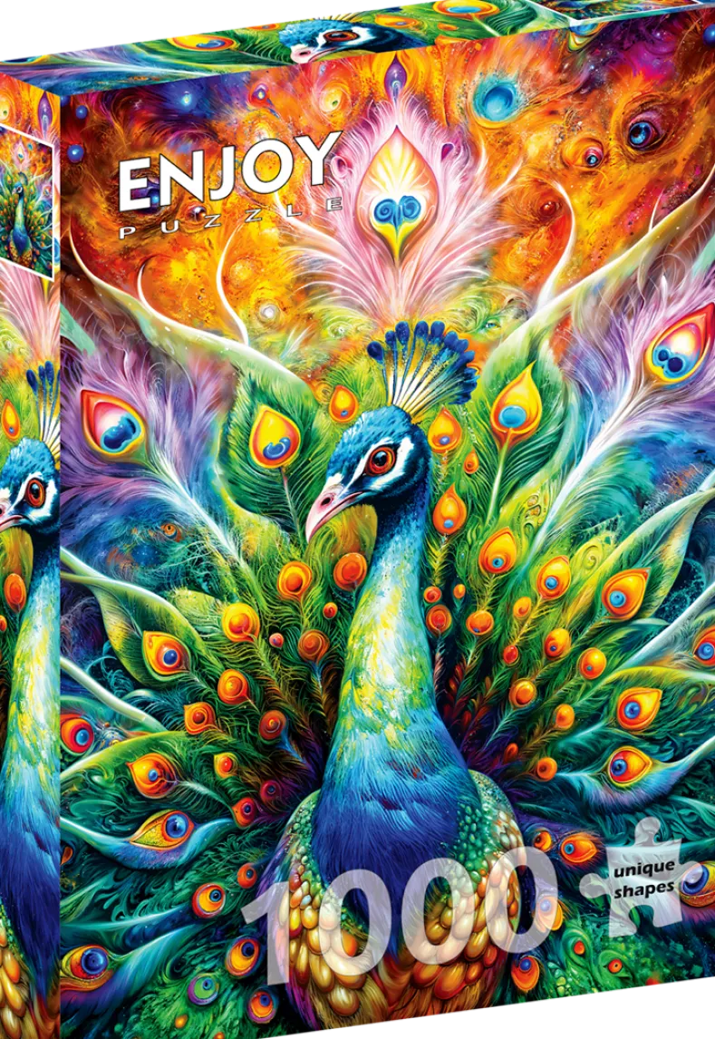 Peacock Majesty Puzzel (1000 stukjes)