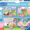 Peppa Pig - 4 in 1 Puzzel