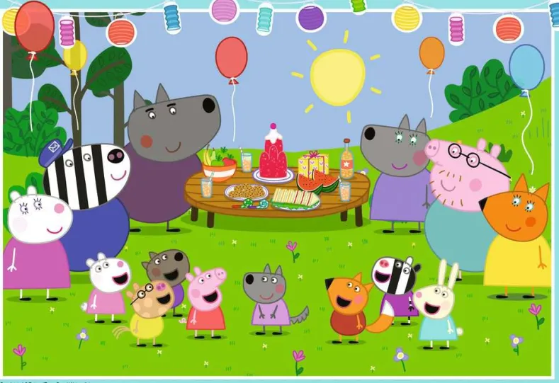 Peppa Pig Puzzel (2x 24 stukjes)