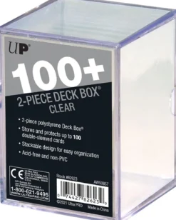 2-Piece Storage Box Clear 100+