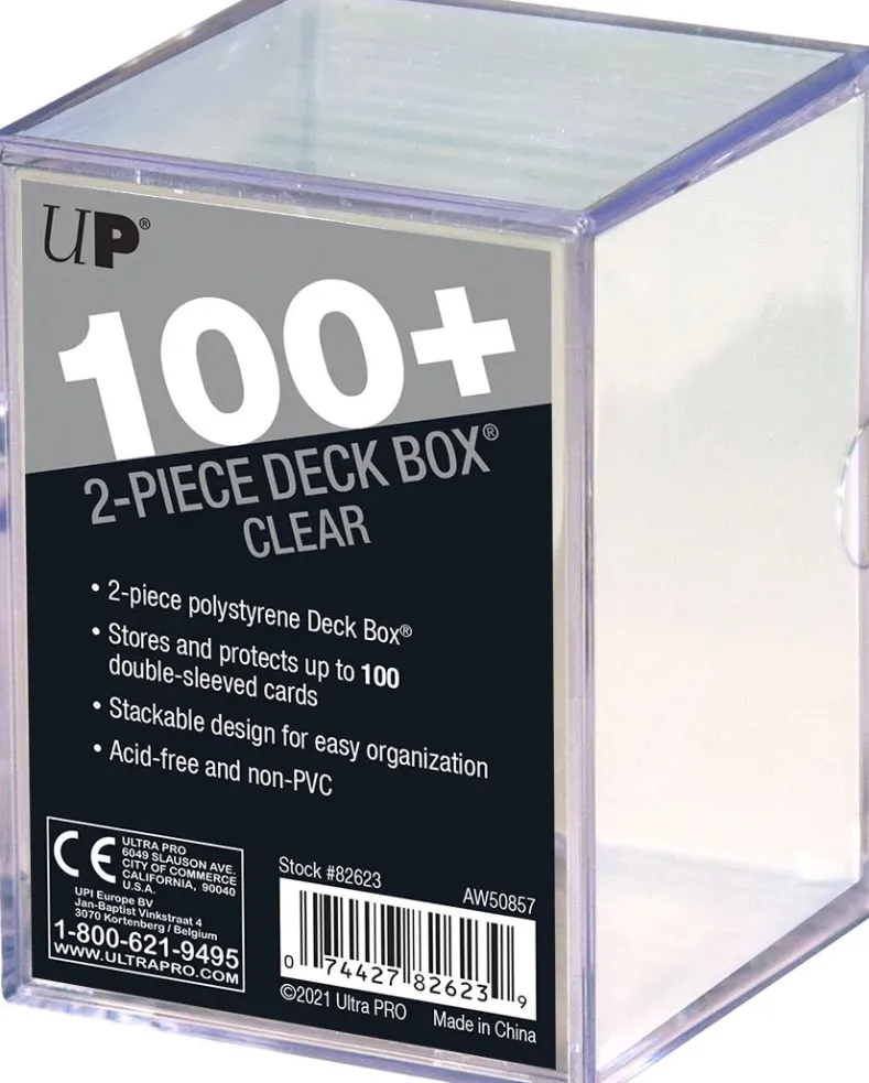 2-Piece Storage Box Clear 100+
