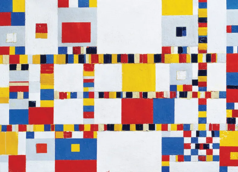 Piet Mondrian – Victory Boogie Woogie Puzzel (1000 stukjes)