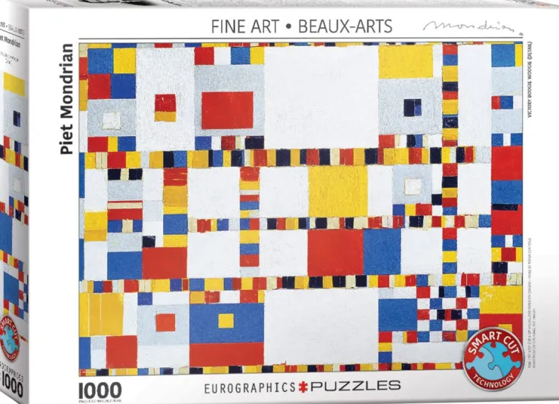 Piet Mondrian – Victory Boogie Woogie Puzzel (1000 stukjes)