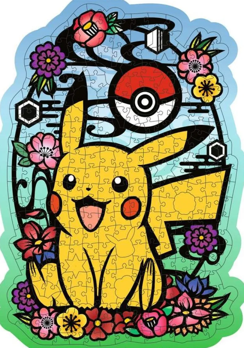 Pikachu Houten Puzzel (300 stukjes)