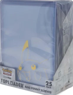 Pikachu Toploader and Penny Sleeves Combo Pack (25 stuks)