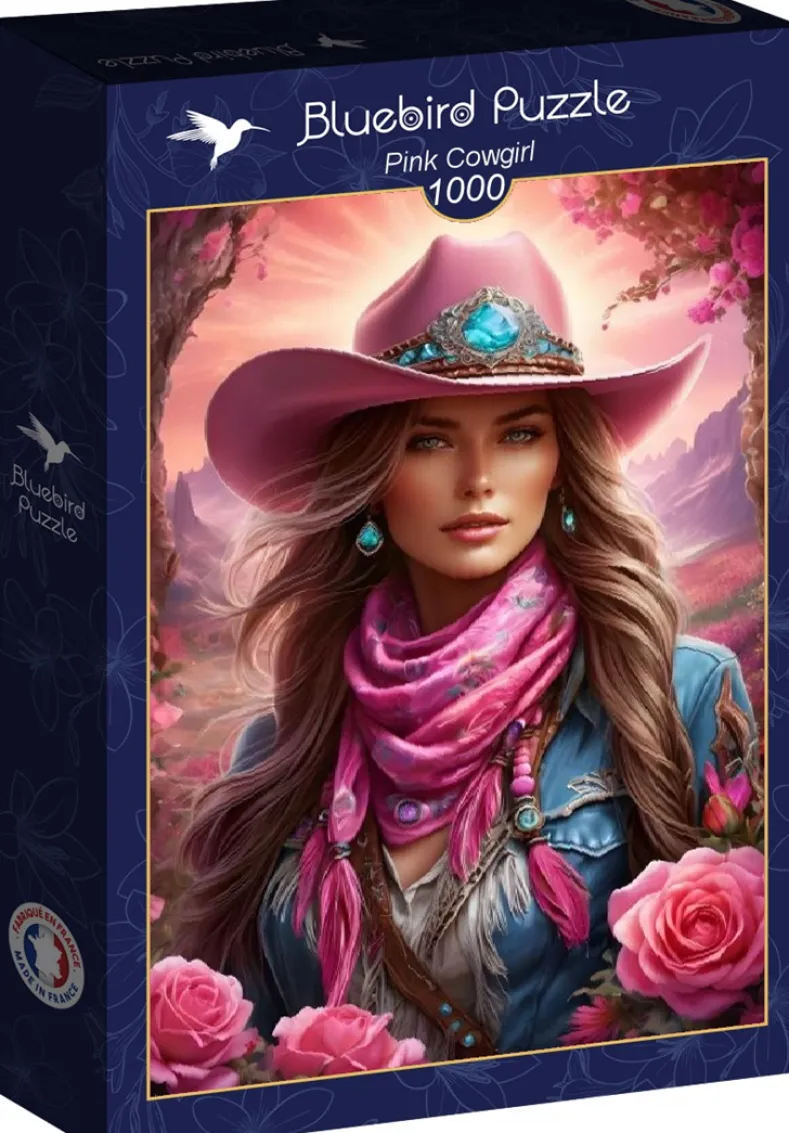 Pink Cowgirl Puzzel (1000 stukjes)