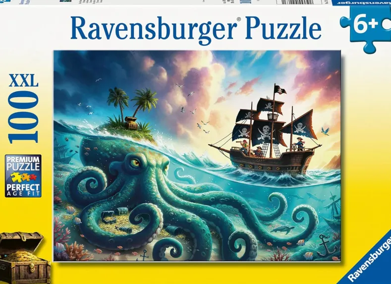 Pirate Treasure Puzzel (100 XXL stukjes)