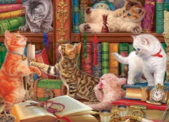 Poesjes in de Bibliotheek Puzzel (1000 stukjes)